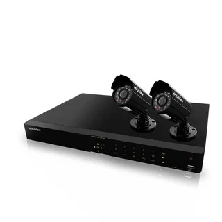 LaView 4 Channel, 2 Camera, High Resolution Security Surveillance System with 500GB Hard Drive and Remote Viewing