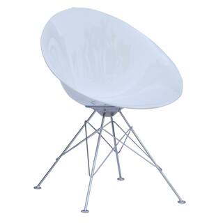 MaxMod Eco Wirebase Dining Chair in White