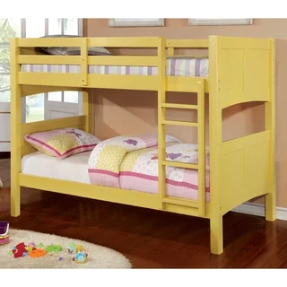 Furniture of America Colorpop Twin Modern Bunk Bed