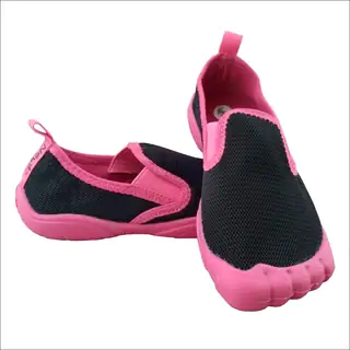 Girls' Twin Gore Mesh Black/ Pink Water Shoes