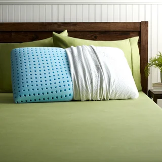 Blu Sleep Ice Gel Memory Foam Pillow with Cover