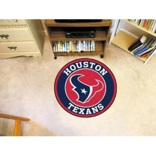 Fanmats NFL Houston Texans Red Nylon Roundel Mat (2'3 x 2'3)