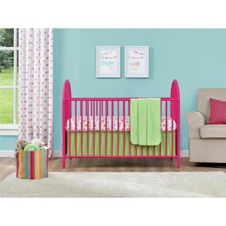 Altra Adjustable Pink Metal Crib by Cosco