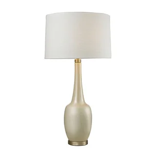 Dimond Modern Vase Ceramic Cream Table Lamp