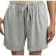 Leisureland Men's Solid Jersey Cotton Knit Pajama Shorts Boxer - Thumbnail 0