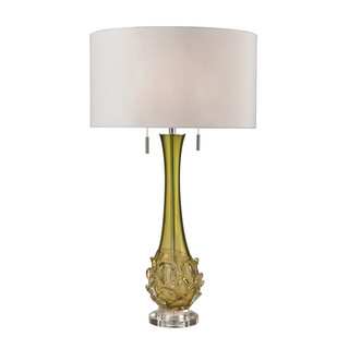 Dimond Vignola Free Blown Glass Green Table Lamp