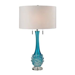 Dimond Vignola Free Blown Glass Blue Table Lamp
