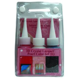 Sakura 3DCL Pearl Color Lacquer Set E 03037 Hobby Craft (Set of 3)