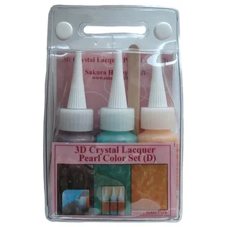 Sakura 3DCL Pearl Color Lacquer Set D 03036 Hobby Craft (Set of 3)