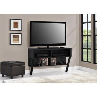 Ameriwood Home Black Oak Wall Mounted 42-inch TV Stand