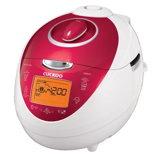 Cuckoo CRP-N0681F Red 6-cup Electric Pressure Rice Cooker