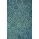 National Geographic Hand-Tufted Abstract Pattern Mineral blue/Green-blue slate Wool (5x8) Area Rug (India)