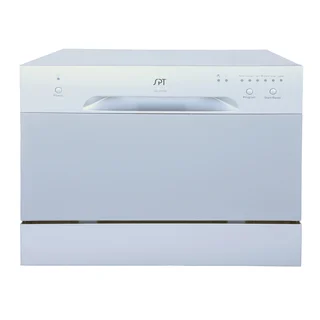SPT 6 Place Setting Silver Countertop Dishwasher
