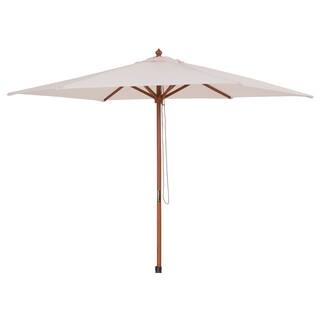 Toscana Wooden Cream Flapless Umbrella
