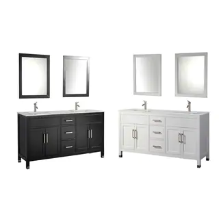 MTD Vanities Ricca 84-inch Double Sink Bathroom Vanity Set