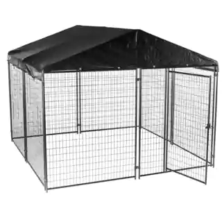 Lucky Dog Modular Kennel with Cover and Frame