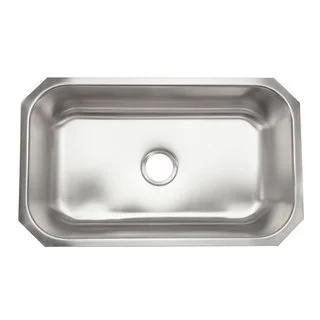 Designer Collection Extra Large Stainless Steel Single Bowl Kitchen Sink