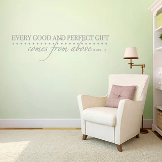 Every Good and Perfect Gift - Wall Decal - 42x11