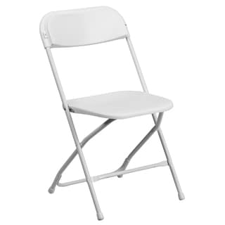 Ontario White Durable Folding Chairs