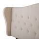Alford Adjustable Beige Fabric Headboard by Christopher Knight Home