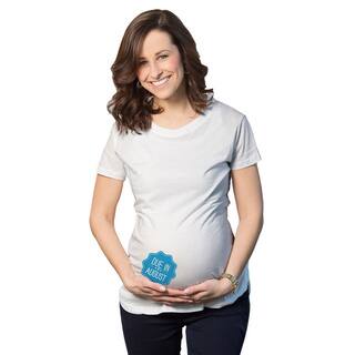 Women's Maternity Due In... August Boy Cotton T-shirt