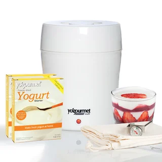 Yogourmet Yogurt Maker with 2 Yogurt Starters
