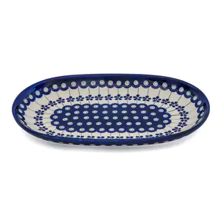 Handmade Stoneware Small Platter (Poland)