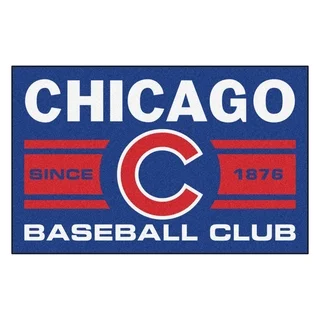 Chicago Cubs Uniform Inspired Stater Rug (1'6 x 2'5)
