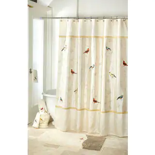 Gilded Birds Shower Curtain