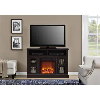 Ameriwood Home Chicago Espresso Electric Fireplace TV Console