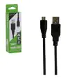 KMD Black 10-feet USB Charging Cable For Microsoft Xbox One Controller With Packaging Box