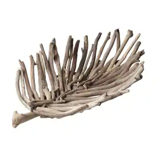 Dimond Home Large Driftwood Leaf Tray