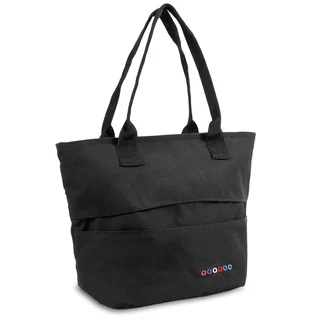 J World Black Lola Insulated Lunch Tote Bag