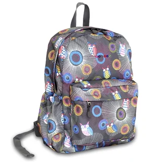 J World Blazing Owl OZ Expandable 17-inch Backpack