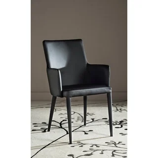 Safavieh Mid-Century Dining Summerset Modern Black Arm Chair