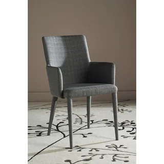 Safavieh Mid-Century Dining Summerset Modern Grey Arm Chair