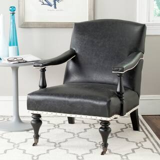 Safavieh Devona Antique Black Arm Chair