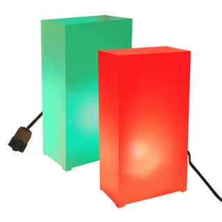 Electric Luminaria Kit Red and Green (10 Count)
