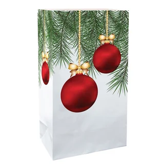 Luminaria Bags Christmas Ornament (Pack of 24)