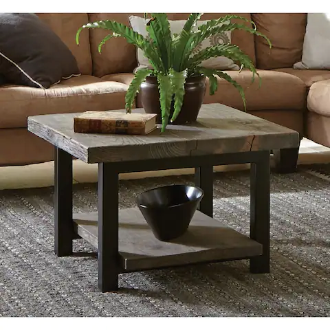 Carbon Loft Lawrence Reclaimed Square Coffee Table
