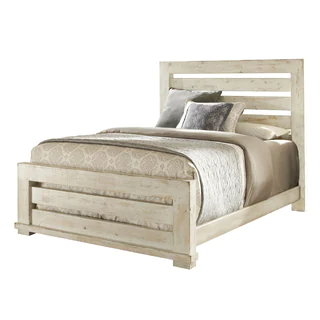Willow Pine Distressed Slat Bed