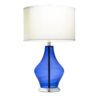 Kichler Lighting 1-light Dark Blue Glass Table Lamp