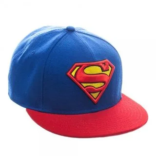 Superman Classic Blue/ Red Baseball Cap