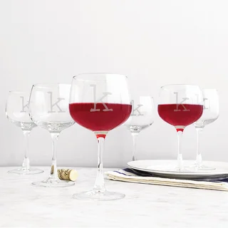 Personalized 13 oz. Red Wine Glasses (Set of 6)