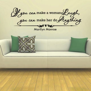 Marilyn Monroe Quote Wall Art Decal Sticker