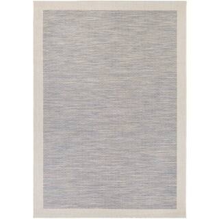 Couristan Tides Riverhead/ Blue-Grey Rug (8' x 10')
