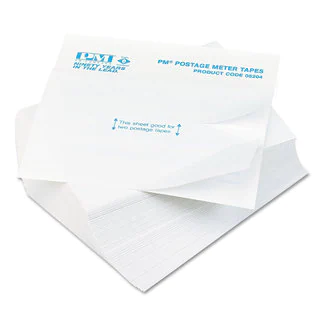 PM Company Postage Meter Double Tape Sheets (Pack of 300)