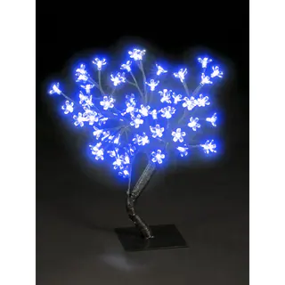 1.5-foot Blossom Tree 48 Blue LEDS UL Lights