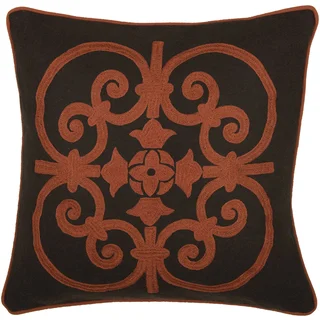 Rizzy Home 18-inch Embroidered Throw Pillow