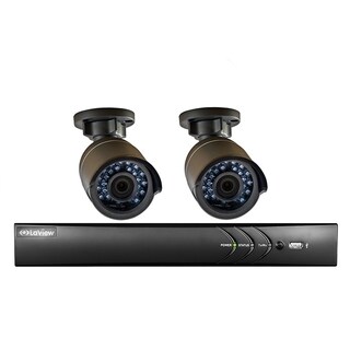 LaView 4-Channel High Definition Security Surveillance System with 1TB Hard Drive and 2 HD Night Vision Cameras
